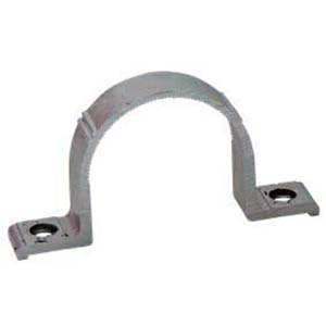 Bride de fixation p/tube D. 60 mm - Simple face