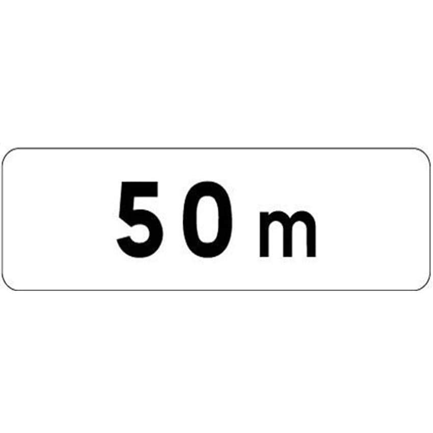 Panonceau de distance M1 - 500 X 150 mm - Classe 1
