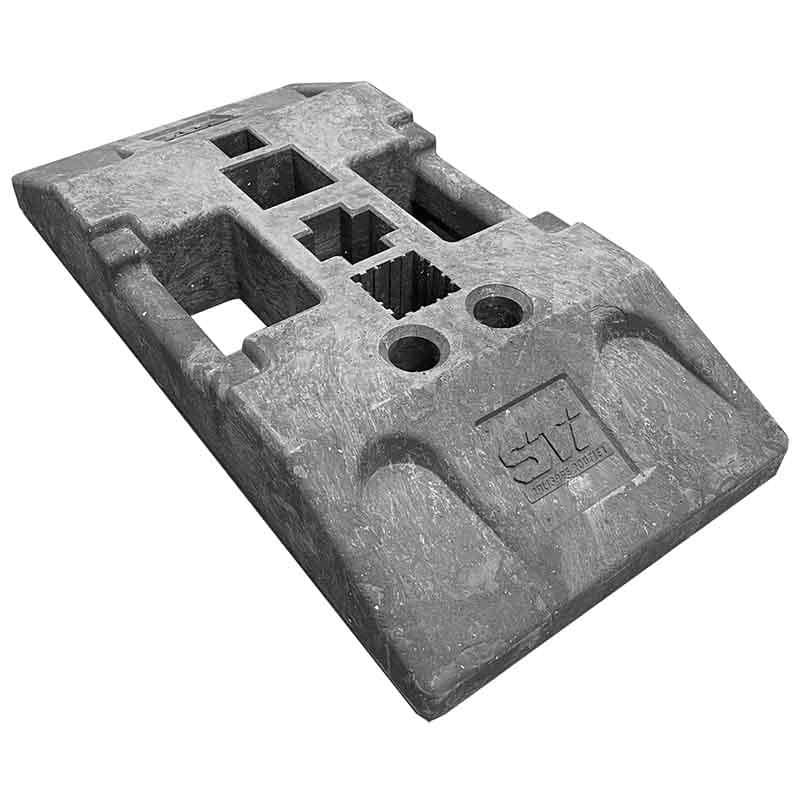 Lest Plastobloc grand modèle 24 Kg (D. 49 - 60X60 -80X40 - D. 42)