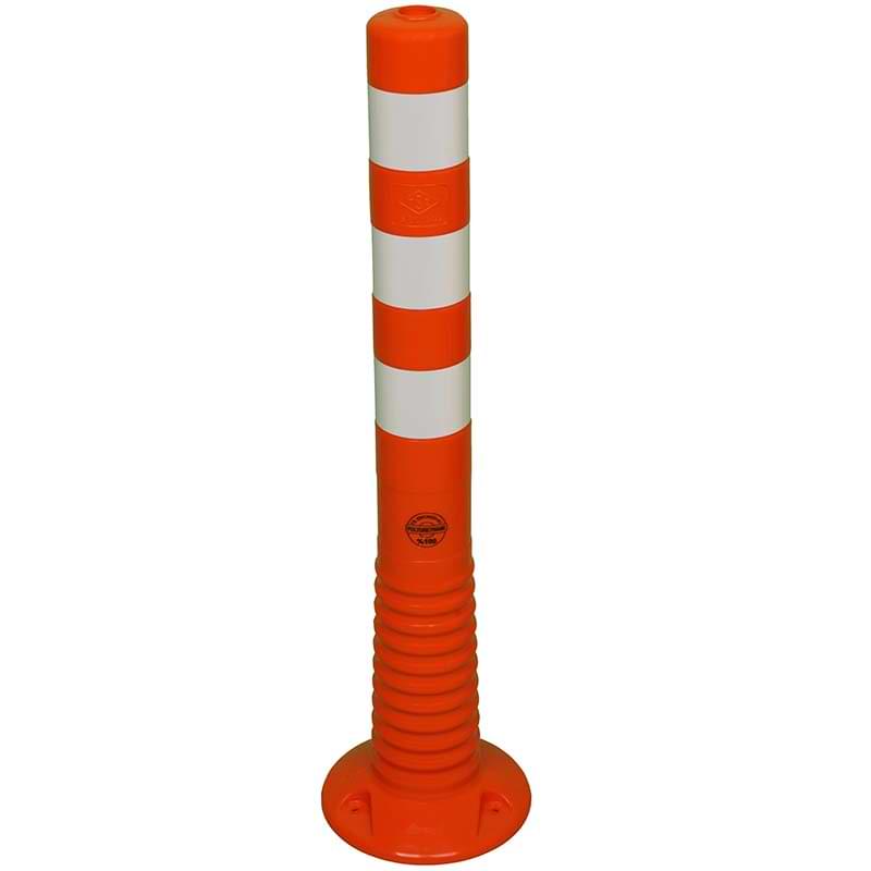 Balise anti-stationnement flexible D. 80 X H. 750 mm - Orange