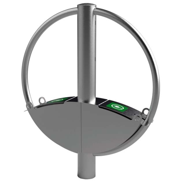 Arceau vélo avec prises VAE - A sceller