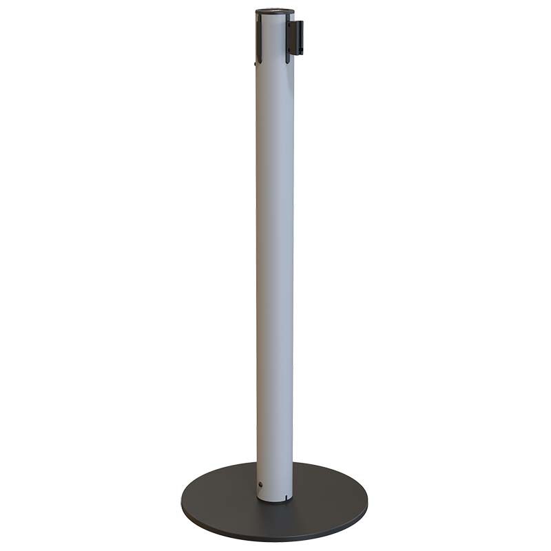 Poteau à sangle Eco-Line 3 m - Gris RAL 7035