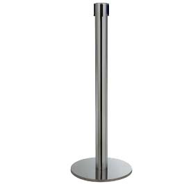 Poteau à sangle Pro-Line 3,7 m - Inox brillant