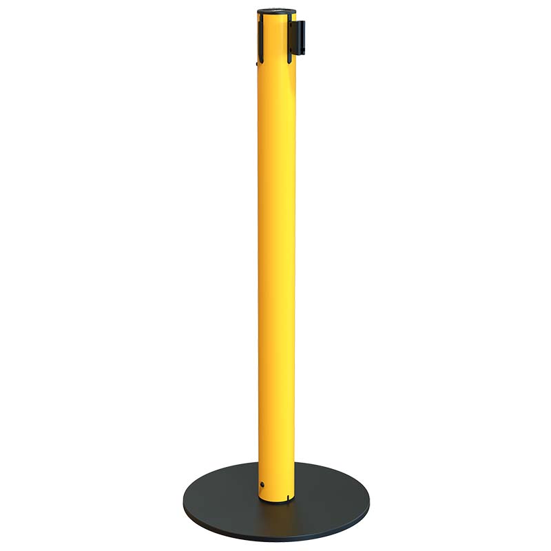 Poteau à sangle Eco-Line 3 m - Jaune RAL 1021