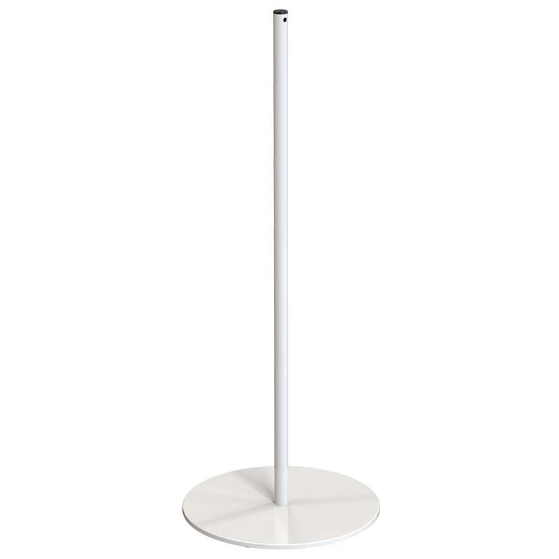Poteau à cordon Slim Line Classic H. 90 cm - Blanc RAL 9003