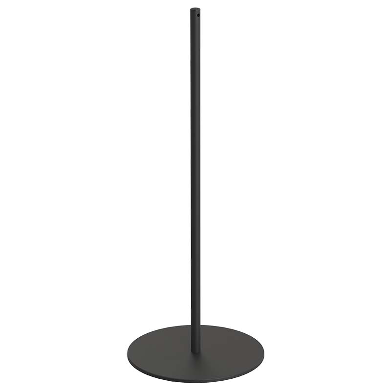 Poteau à cordon Slim Line Classic H. 90 cm - Noir RAL 9005