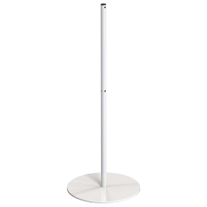 Poteau à cordon Slim Dual Line H. 90 cm - Blanc RAL 9003