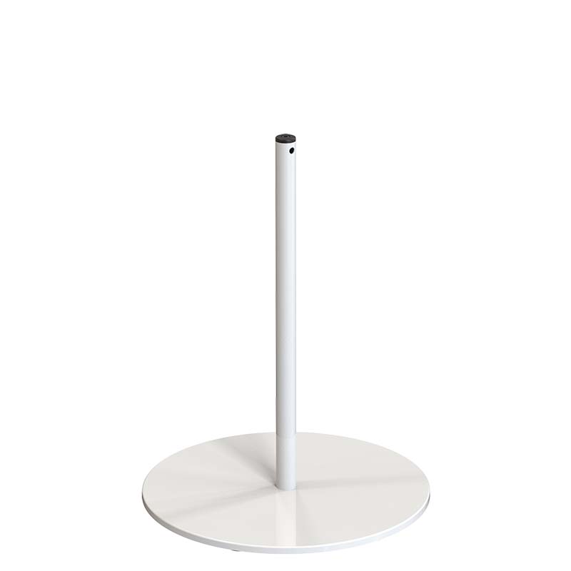 Poteau à cordon Slim Mini Line H. 45 cm - Blanc RAL 9003