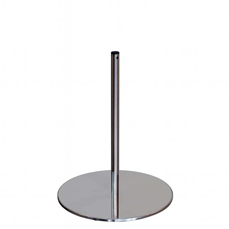 Poteau à cordon Slim Mini Line H. 45 cm - Inox brillant