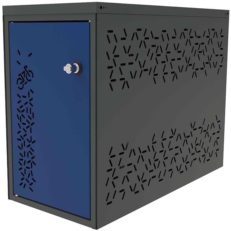 Box range-vélo Moduléo - H. 1452 X L. 873 X P. 1867 mm