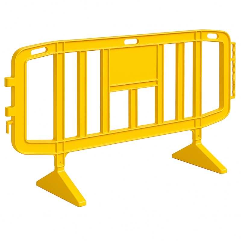 Barrière de sécurité EasyBar - L. 198 cm - Jaune RAL 1018