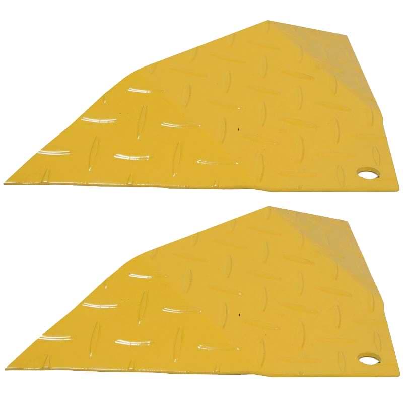 Ralentisseur à herse - Jeu de 2 terminaisons L. 20 cm