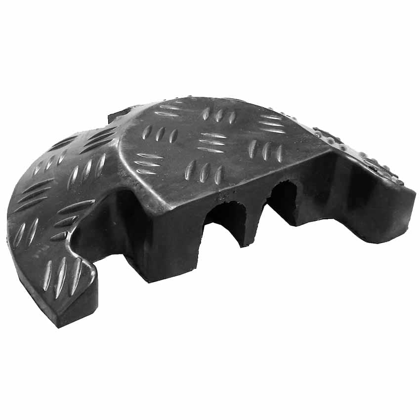 Embout protège-câbles zone piétonne - L. 250 X l. 250 X H. 50 mm