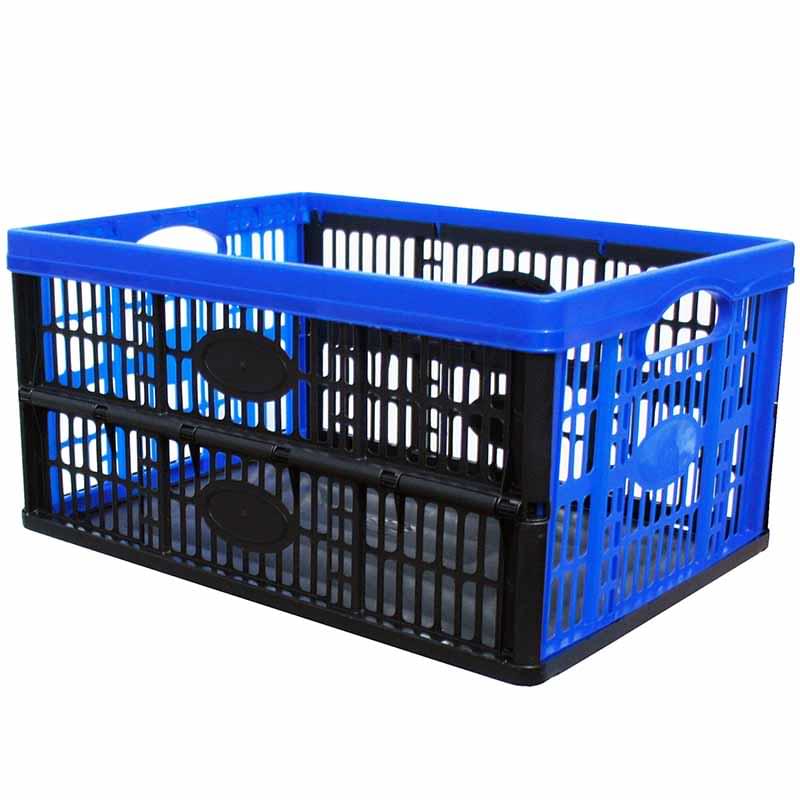 Bac pliant - 475 X 350 X H. 235 mm - 30L - Bleu / Noir