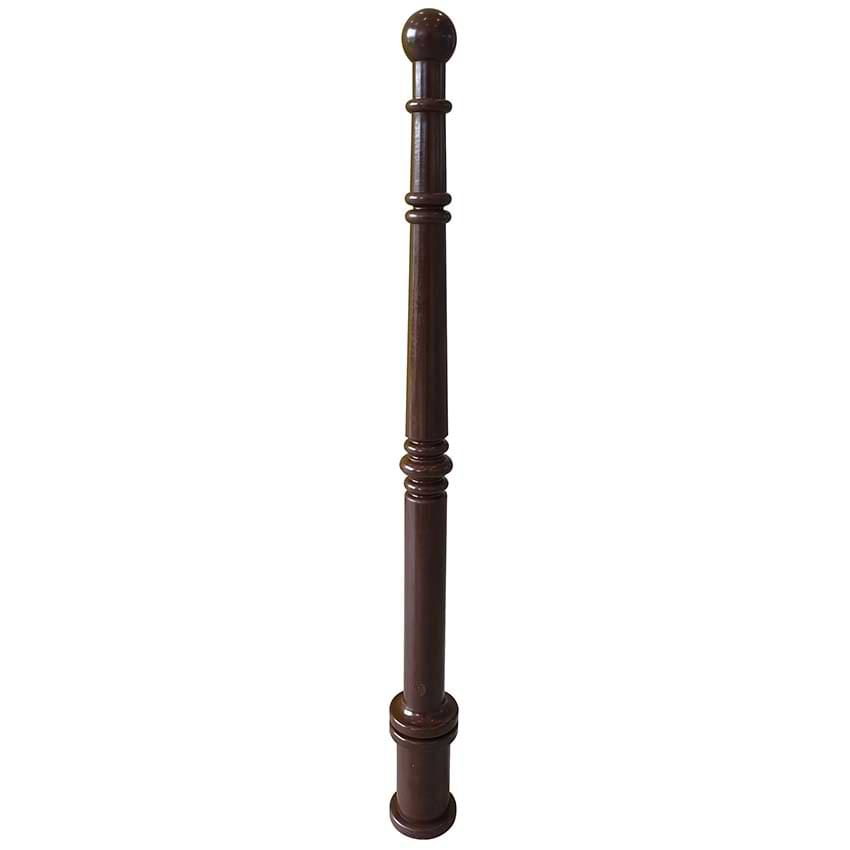 Potelet à mémoire de forme Elysée D. 60 X H. HS 930 mm - Marron RAL 8017