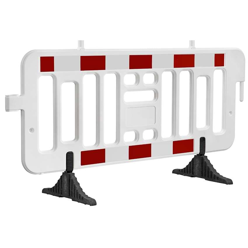 Barrière mobile PEHD 2080 mm - Blanc