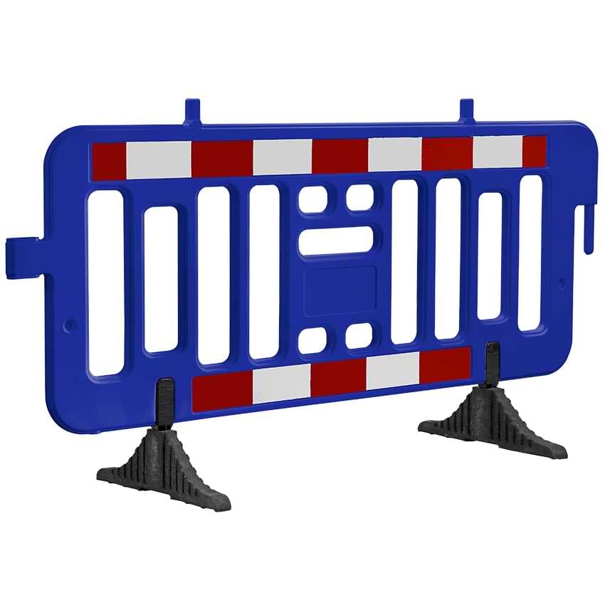 Barrière mobile PEHD 2080 mm - Bleu