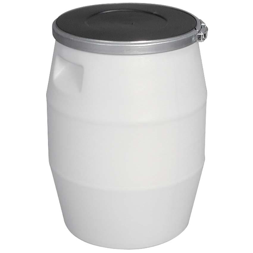Fût alimentaire PEHD blanc 50L