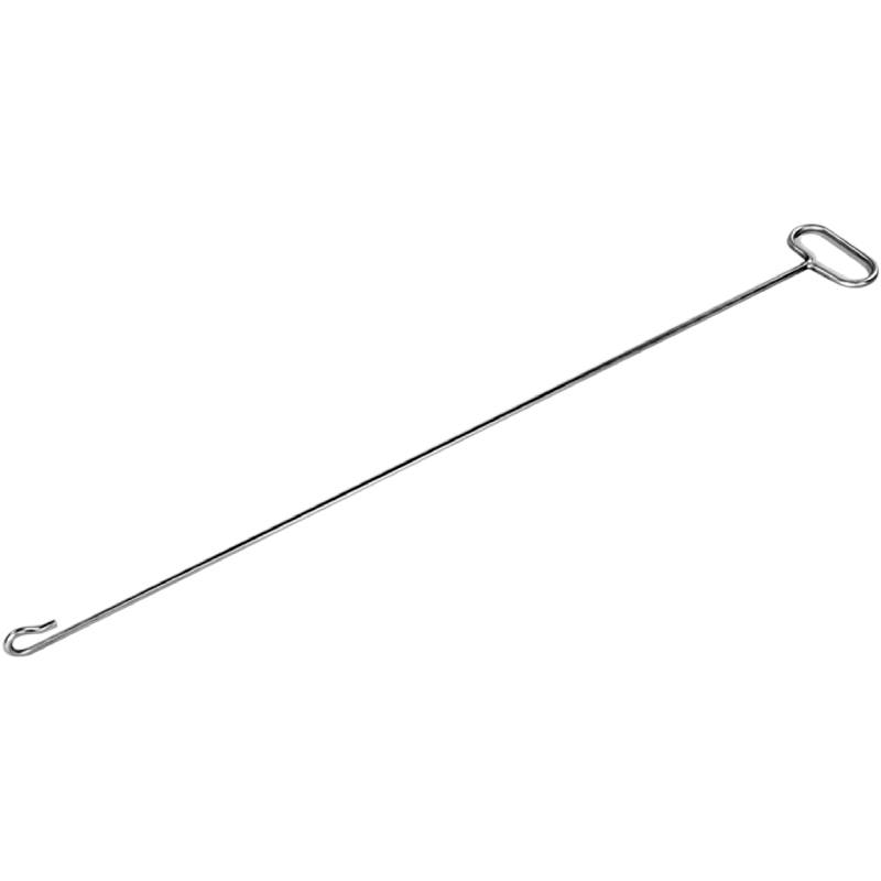 Gaffe de tractage pour support roulettes inox - D. 8 X L. 1000 mm