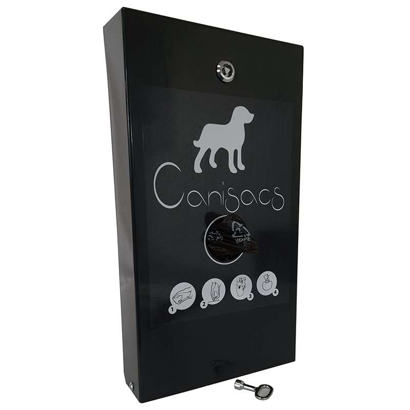 Distributeur de sachets Canisacs + 500 sacs - Gris RAL 7016