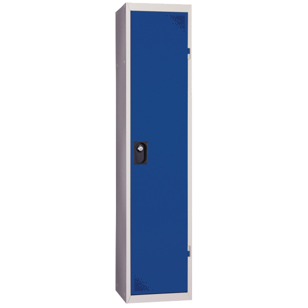 Vestiaire type Industrie salissante 1 case - Porte Bleu RAL 5005