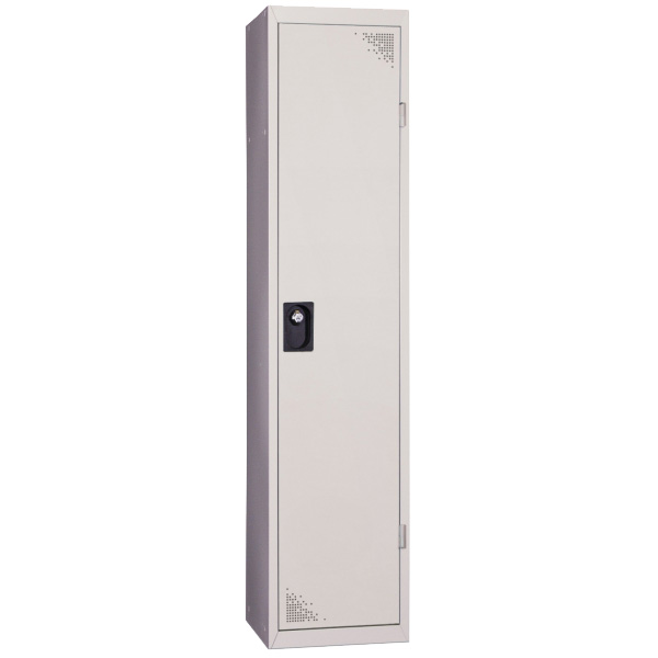 Vestiaire type Industrie salissante 1 case - Porte Gris RAL 7035