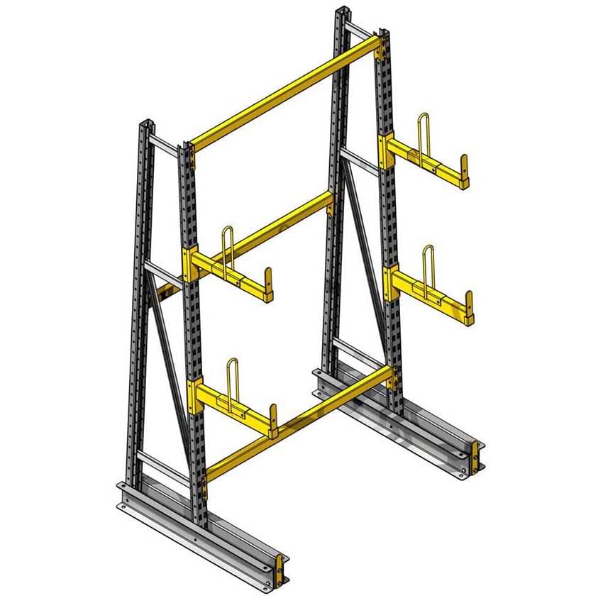 Cantilever simple face - Bras L. 600 mm - Elément suivant