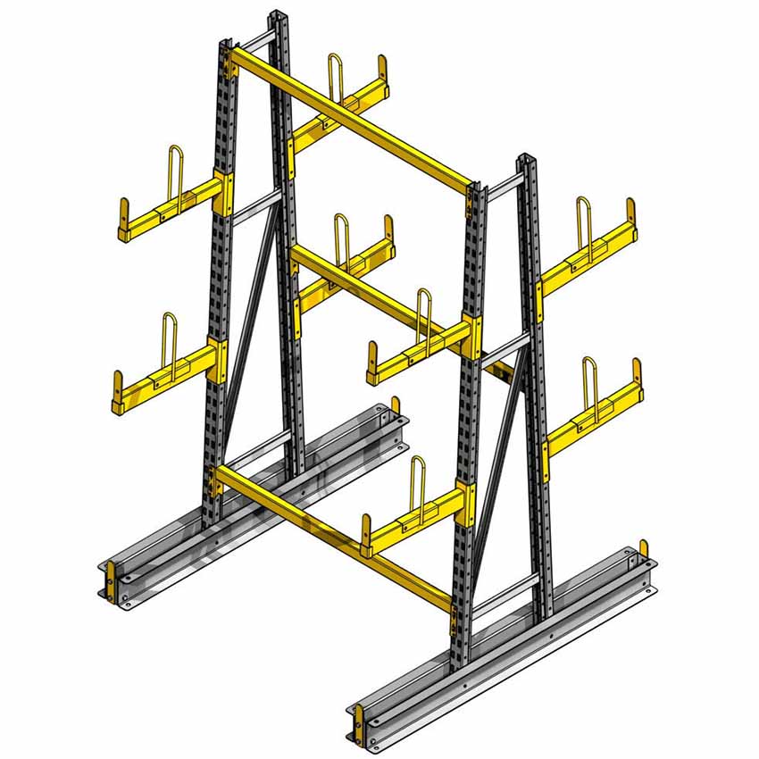 Cantilever double face - Bras L. 400 mm - Elément suivant
