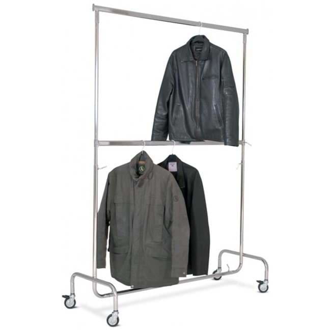 Penderie mobile - 2 niveaux