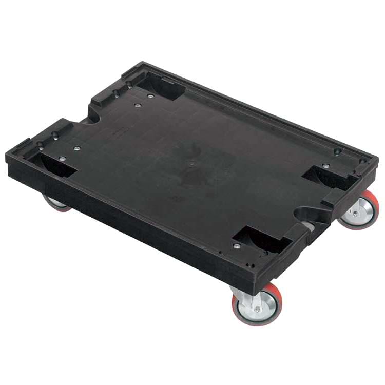 Socle roulant polypropylène pour bac Norme Europe 800 X 600 mm