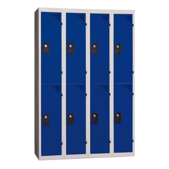 Vestiaire multicases - 2 cases 300 mm par colonne - 4 colonnes