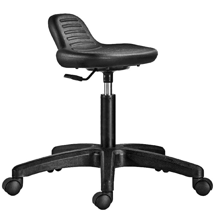 Assis-Debout polyuréthane sur roulettes - Vérin court