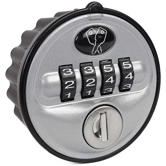 Option : Poignée serrure à code 4 molettes (Mode privé)