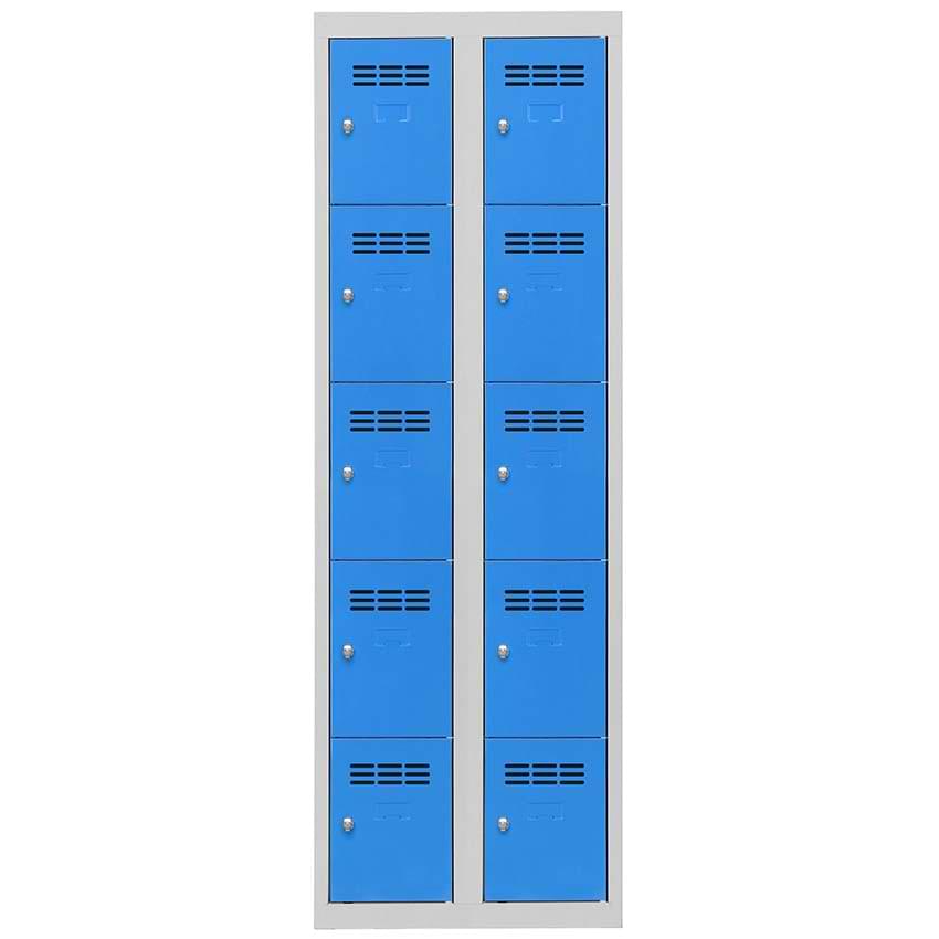 Armoire multicases - 5 cases 300 mm par colonne - 2 colonnes