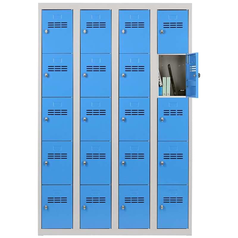 Armoire multicases - 5 cases 300 mm par colonne - 4 colonnes