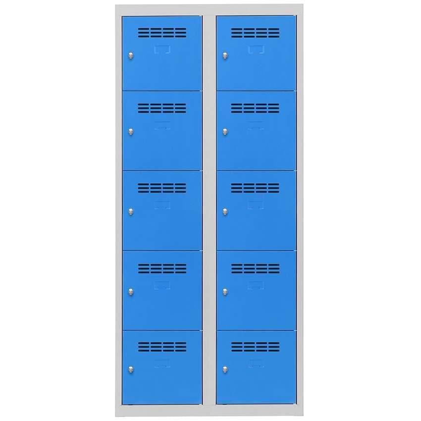 Armoire multicases - 5 cases 400 mm par colonne - 2 colonnes
