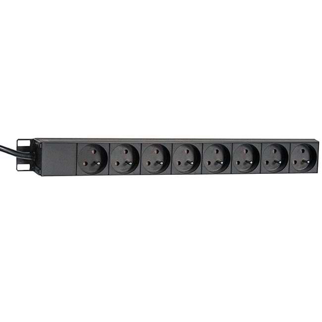 Option : Rack 8 prises électriques (220V - 4000W - 16A -50Hz)