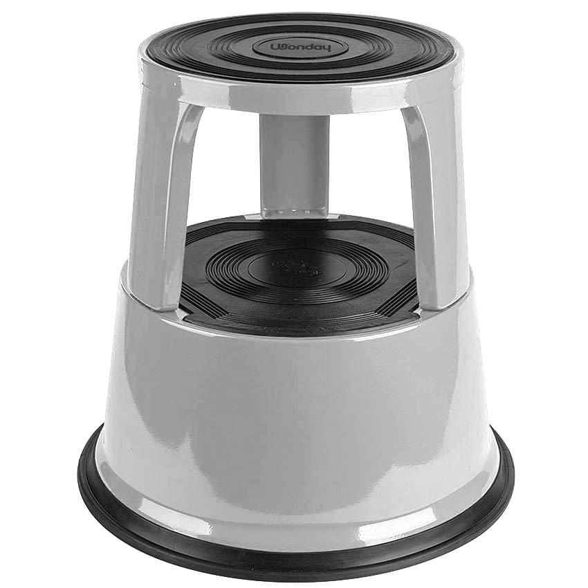 Marchepied métal 2 marches - Gris