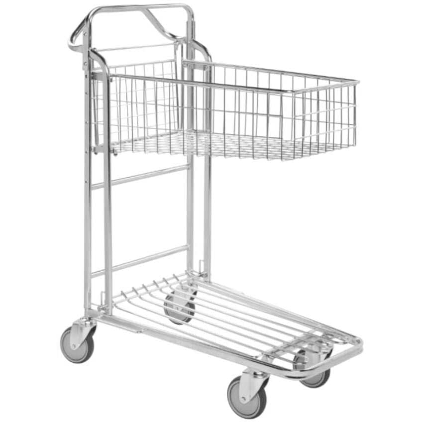 Chariot à panière - Finition galvanisée - Charge 200 Kg
