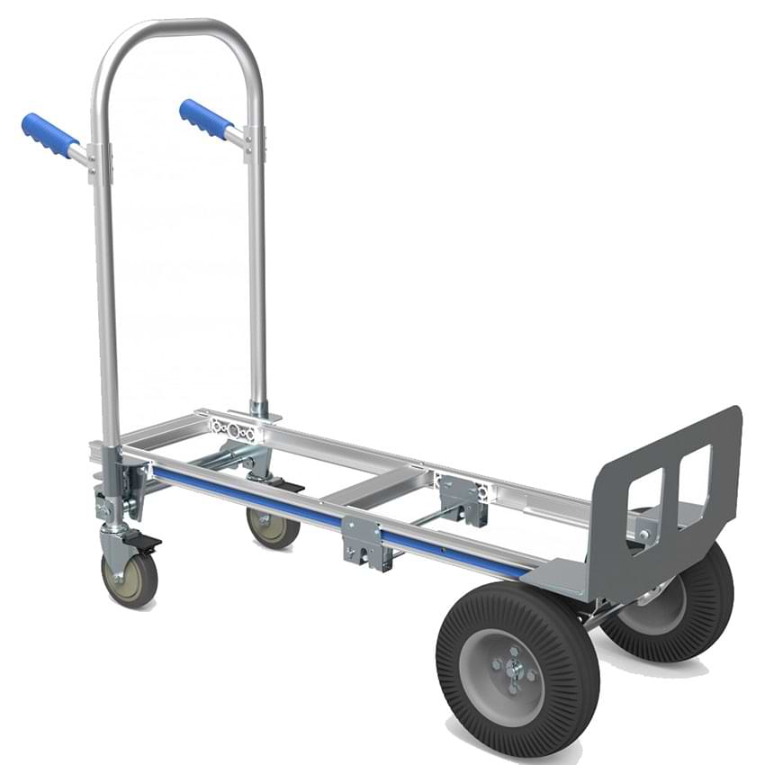 Diable de manutention aluminium 2 en 1 - 200 kg