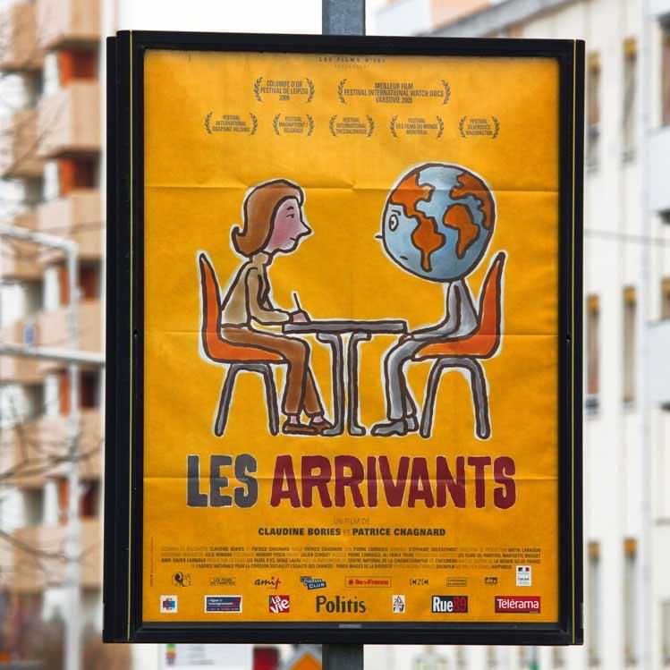 Panneau porte-affiche extérieur pour poteau - 176 X 120 cm