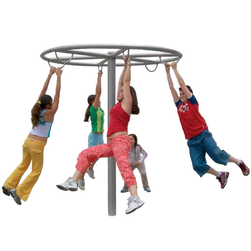 Jeu carrousel inox - Les Voltigeurs