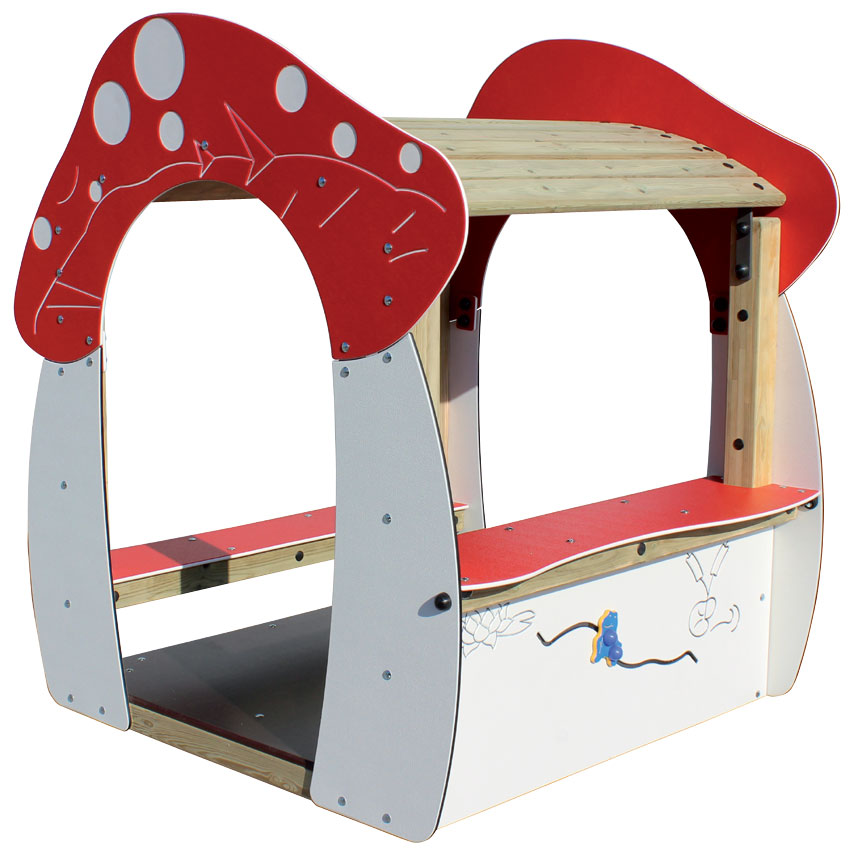 Maisonnette de jeu - Modèle Champignon