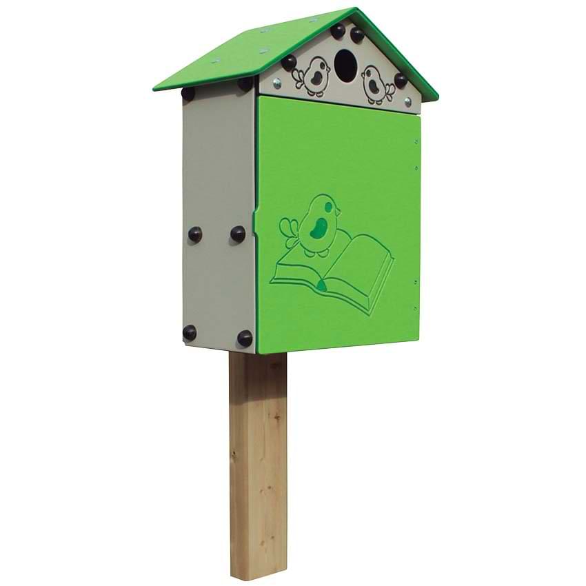 Maison bibliothèque - H. 1375 mm - Vert