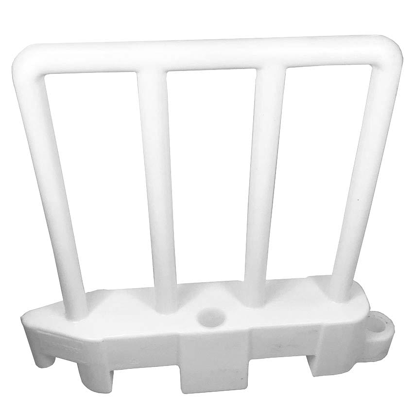 Barrière de sécurité mobile PEHD - Blanc