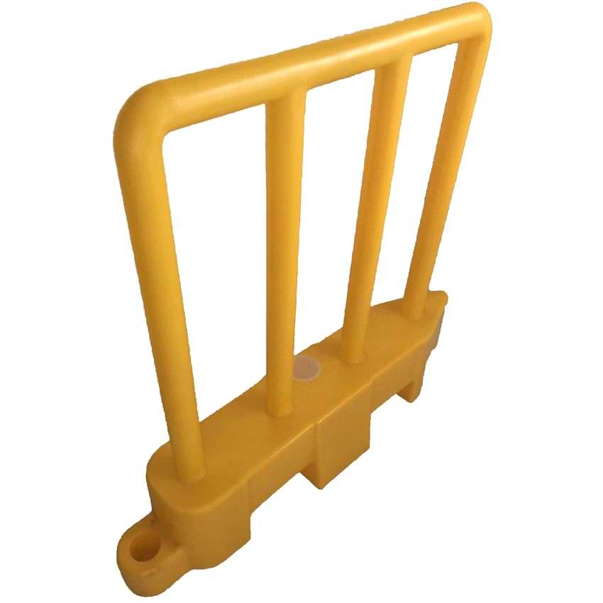 Barrière de sécurité mobile PEHD - Jaune