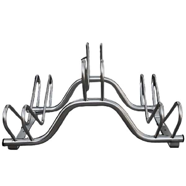 Support cycle côte à côte 3 places - L. 70 cm