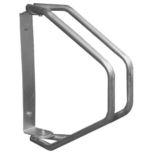 Support 1 vélo mural pivotant - Galvanisé