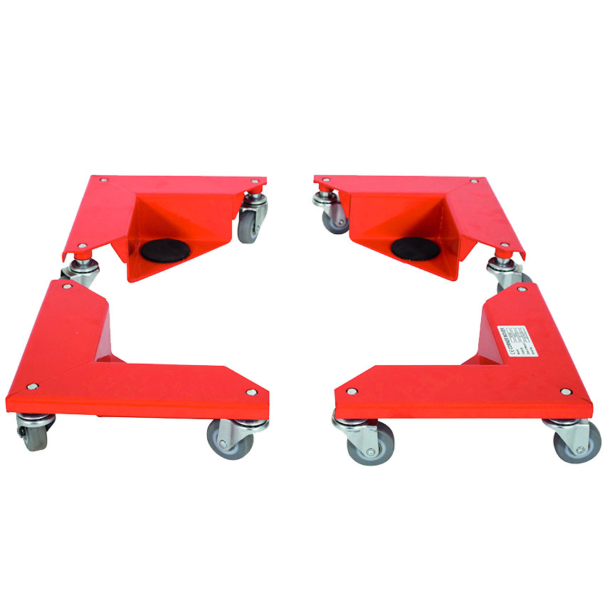 Jeu de 4 coins roulants - 600 Kg