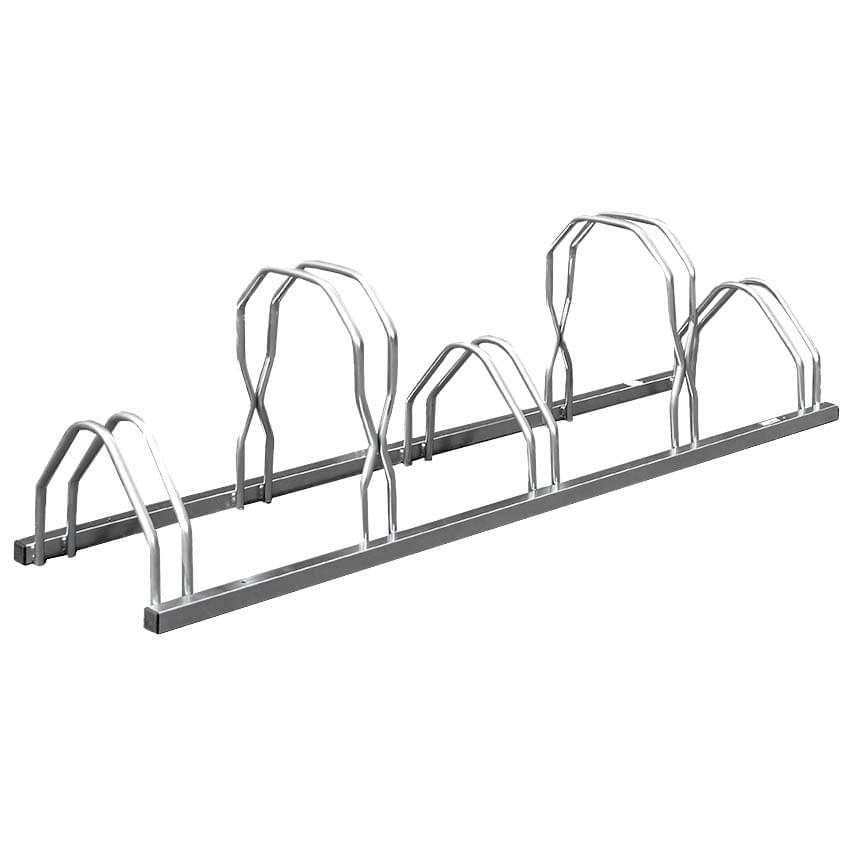 Support vélos 2 niveaux 5 places - L. 160 cm